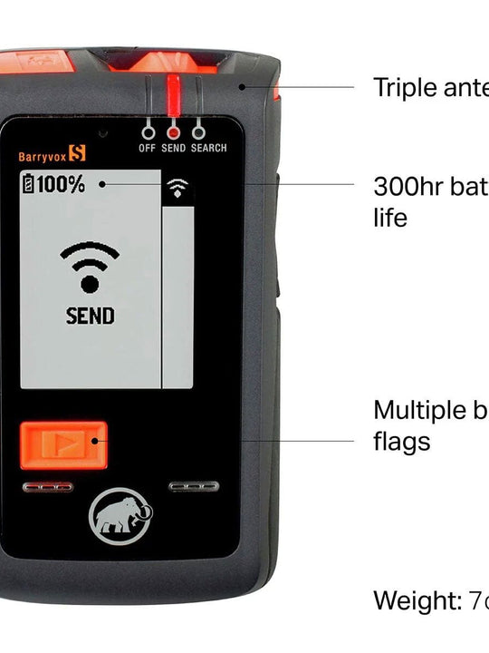 Mammut Barryvox S High-End Avalanche Transceiver