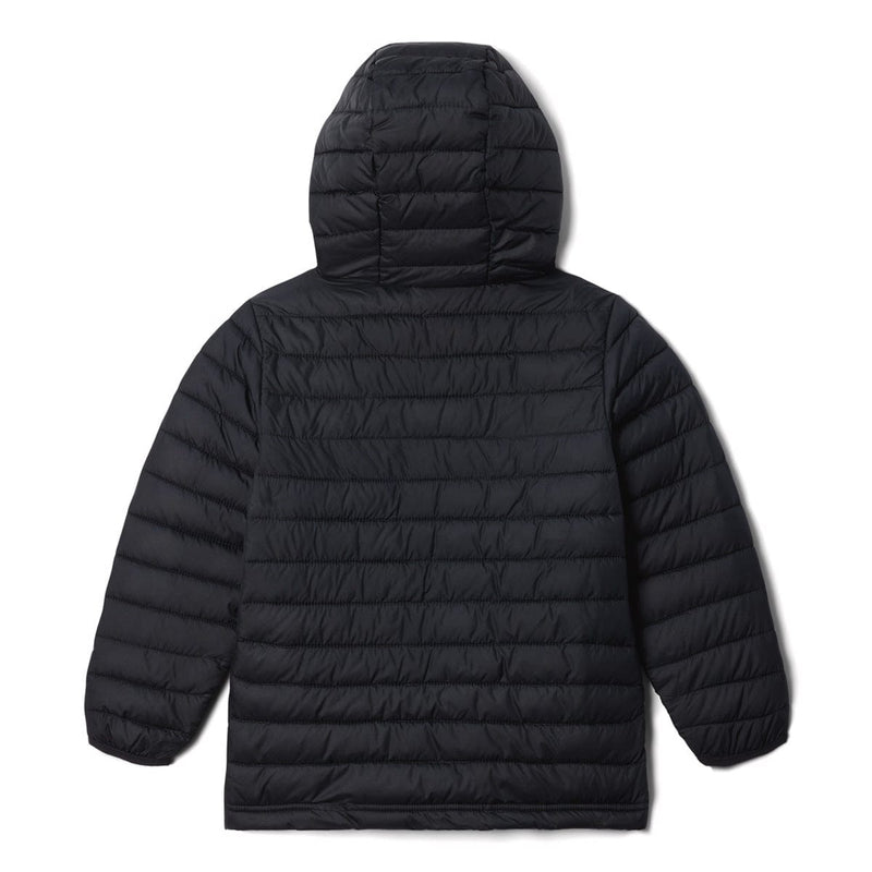 Load image into Gallery viewer, Black puffer jacket on a white background
