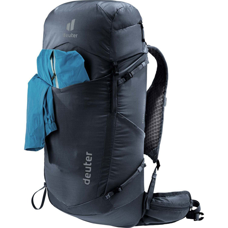 Load image into Gallery viewer, Gray hiking backpack with a blue item on a white background
