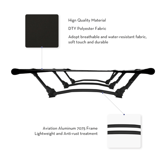 The Adventure Portable Camping Cot by YATTA