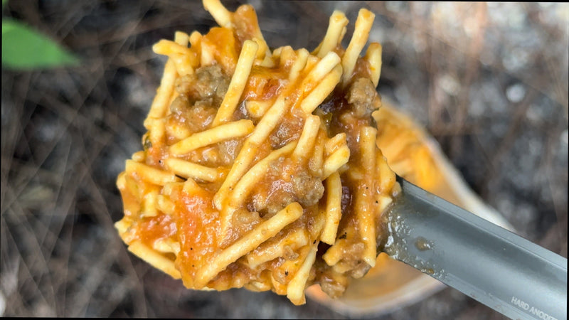 Load image into Gallery viewer, FOUNDATION Outdoors Spaghetti with Meat Sauce Meal
