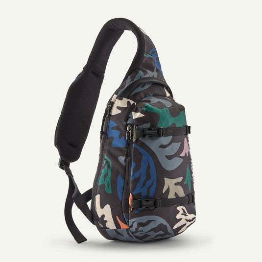 Patagonia Sling Bag with colorful banner