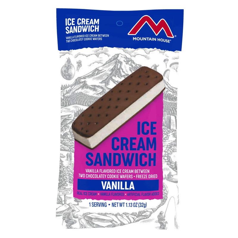 Load image into Gallery viewer, Mountain House Vanilla Ice Cream Sandwich
