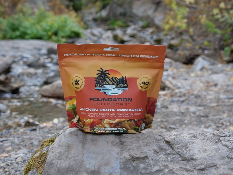 Load image into Gallery viewer, FOUNDATION Outdoors Chicken Pasta Primavera Meal
