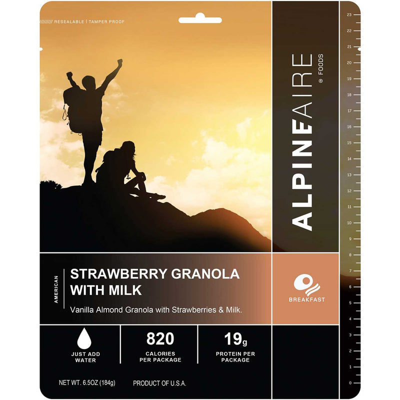 Load image into Gallery viewer, AlpineAire Strawberry Granola with Milk
