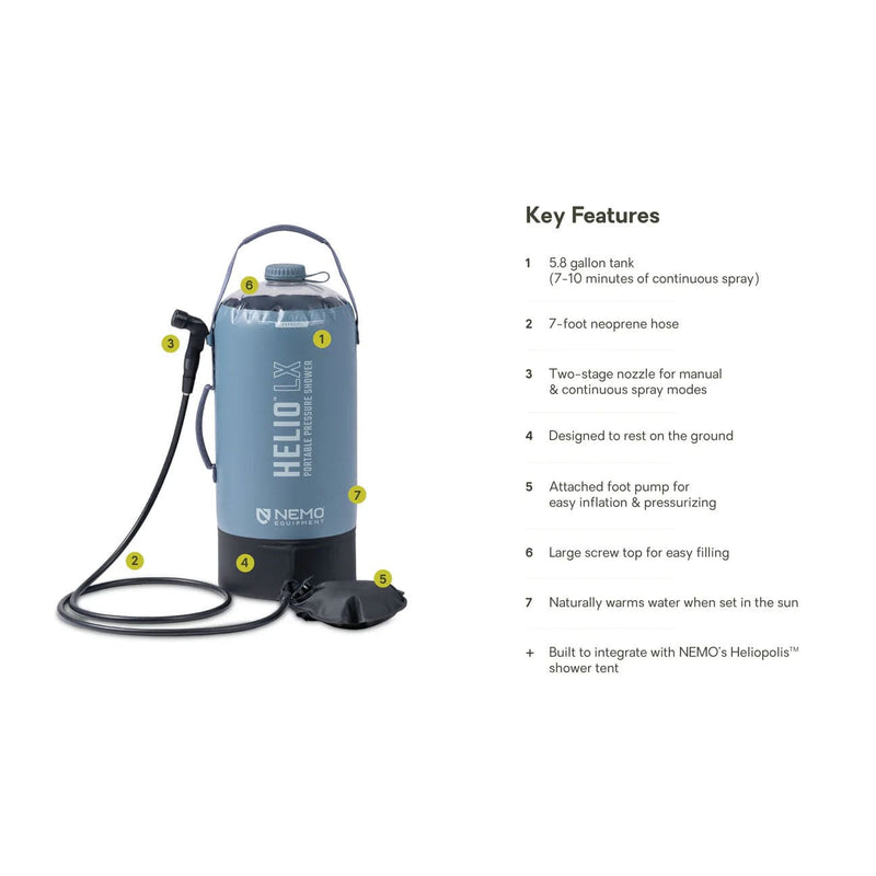 Load image into Gallery viewer, Nemo Helio LX Portable Pressure Shower

