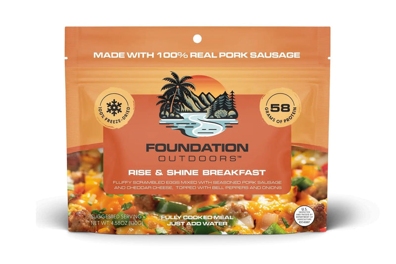 Load image into Gallery viewer, FOUNDATION Outdoors Rise &amp; Shine Breakfast Meal
