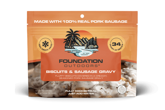 FOUNDATION Outdoors Biscuits & Gravy Meal