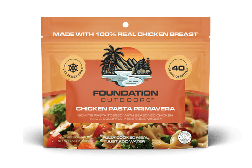FOUNDATION Outdoors Chicken Pasta Primavera Meal