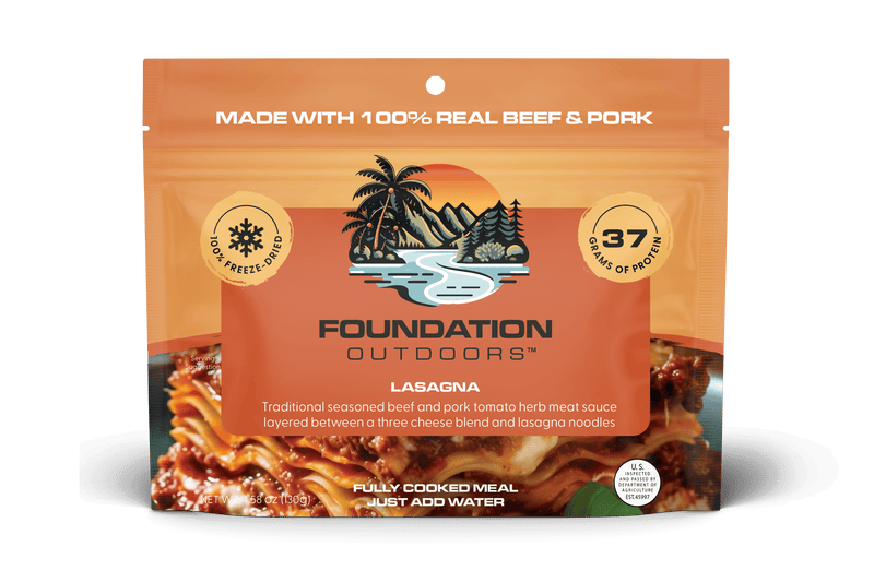 Load image into Gallery viewer, FOUNDATION Outdoors Lasagna Meal
