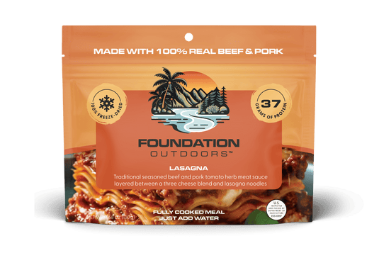 FOUNDATION Outdoors Lasagna Meal