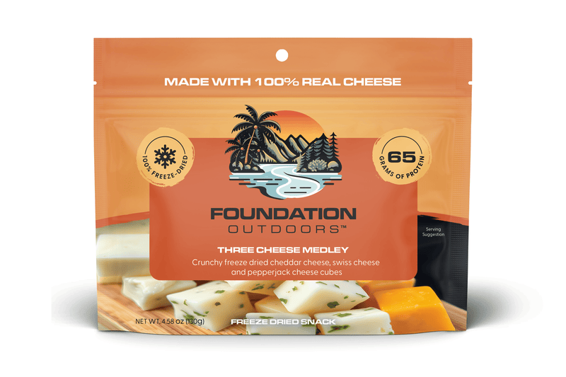 Load image into Gallery viewer, FOUNDATION Outdoors Three Cheese Medley Bites
