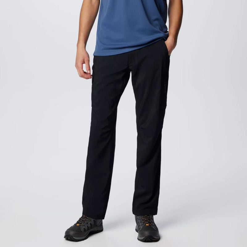 Load image into Gallery viewer, Person wearing black pants and a blue shirt on a white background
