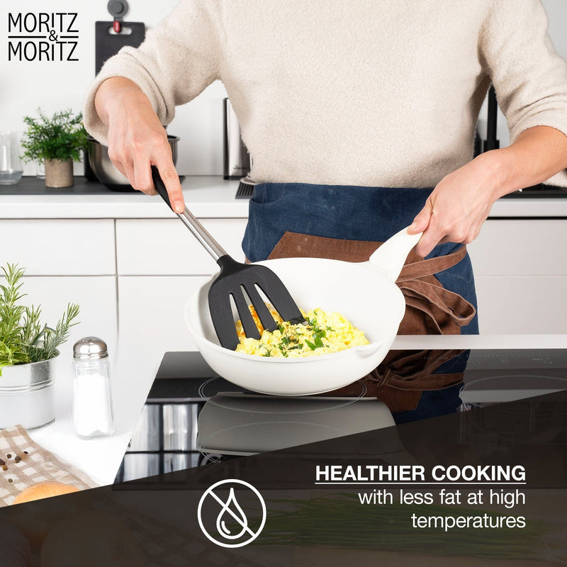 Load image into Gallery viewer, 11-inch Frying Pan with Lid by Moritz &amp; Moritz
