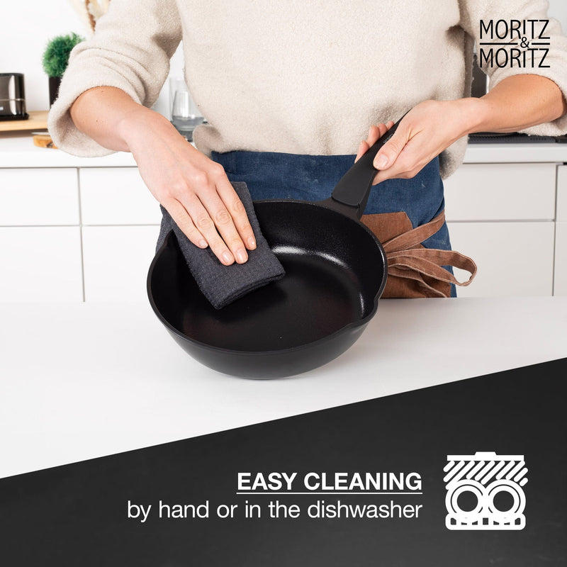 Load image into Gallery viewer, 11-inch Frying Pan with Lid by Moritz &amp; Moritz
