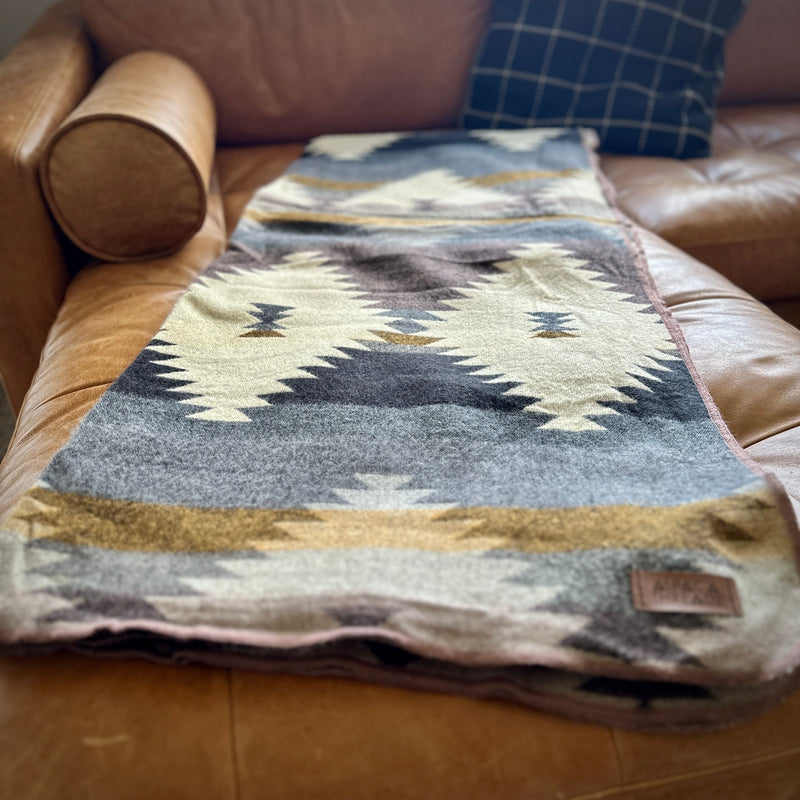 Load image into Gallery viewer, Andean Alpaca Wool Blanket - Rocky by Alpaca Threadz
