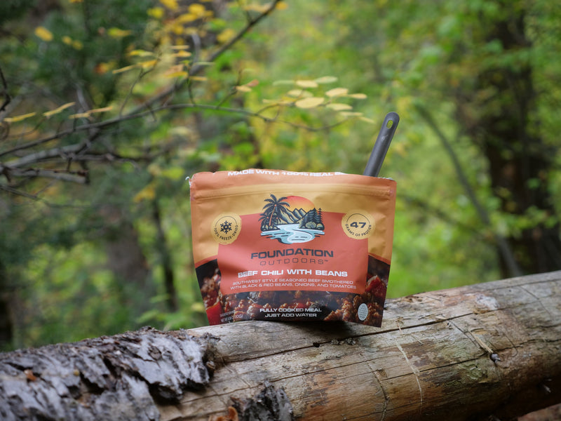 Load image into Gallery viewer, FOUNDATION Outdoors Beef Chili with Beans Meal
