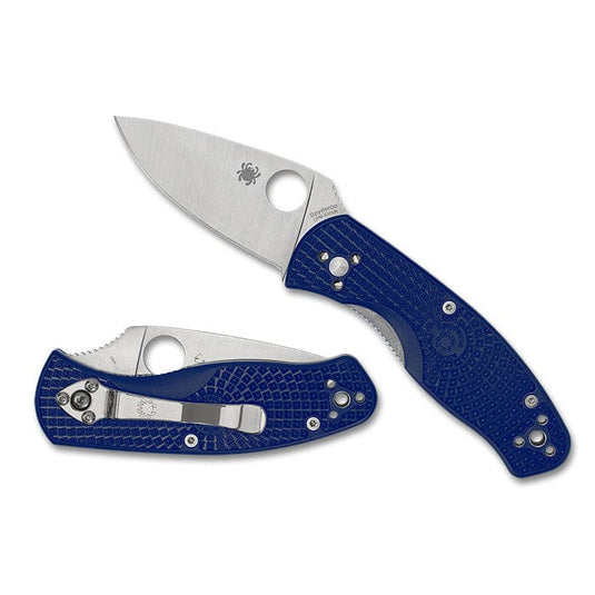 Spyderco Persistence Blue Lightweight CPM S35VN Combination Edge