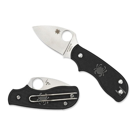 Spyderco Squeak Black Lightweight Plain Edge