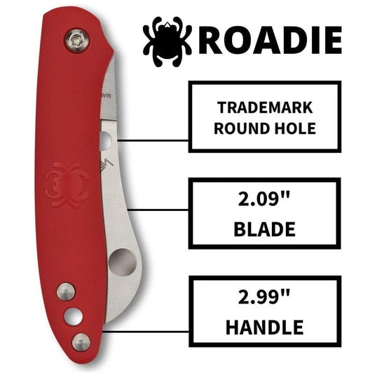 Spyderco Roadie Red Plain Edge