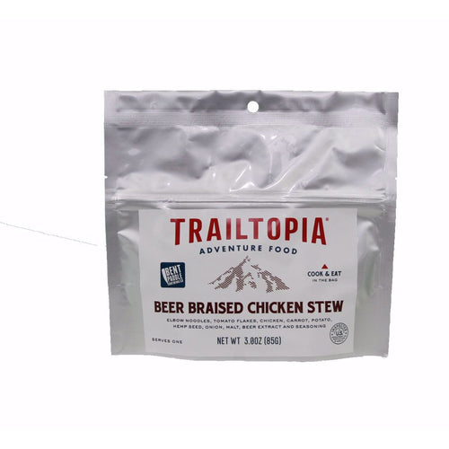 Trailtopia Adventure Food Beer Braised Chicken Stew - SINGLE SERVE