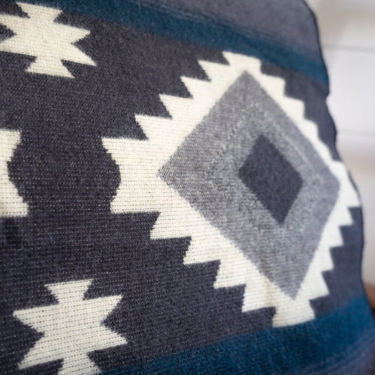 Andean Alpaca Wool Blanket - Midnight by Alpaca Threadz