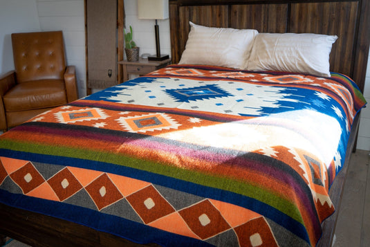 Andean Alpaca Wool Blanket - Moab by Alpaca Threadz