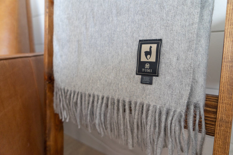 Load image into Gallery viewer, Alpaca Wool Throw Blanket - Solid Colors by Alpaca Threadz
