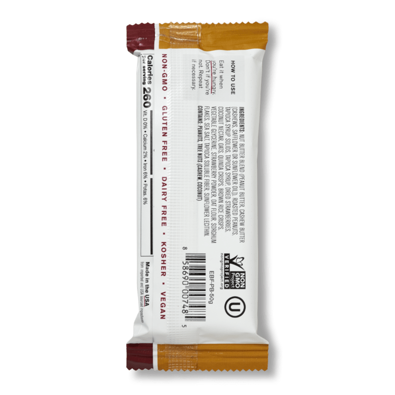 Load image into Gallery viewer, Skratch Labs Energy Bar Sport Fuel Peanut Butter + Strawberries Energy Bar
