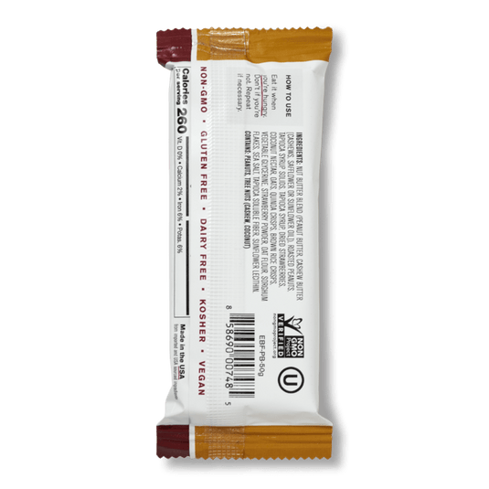 Skratch Labs Energy Bar Sport Fuel Peanut Butter + Strawberries Energy Bar