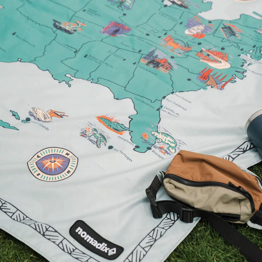 Nomadix Festival Blanket National Parks and Monuments Map