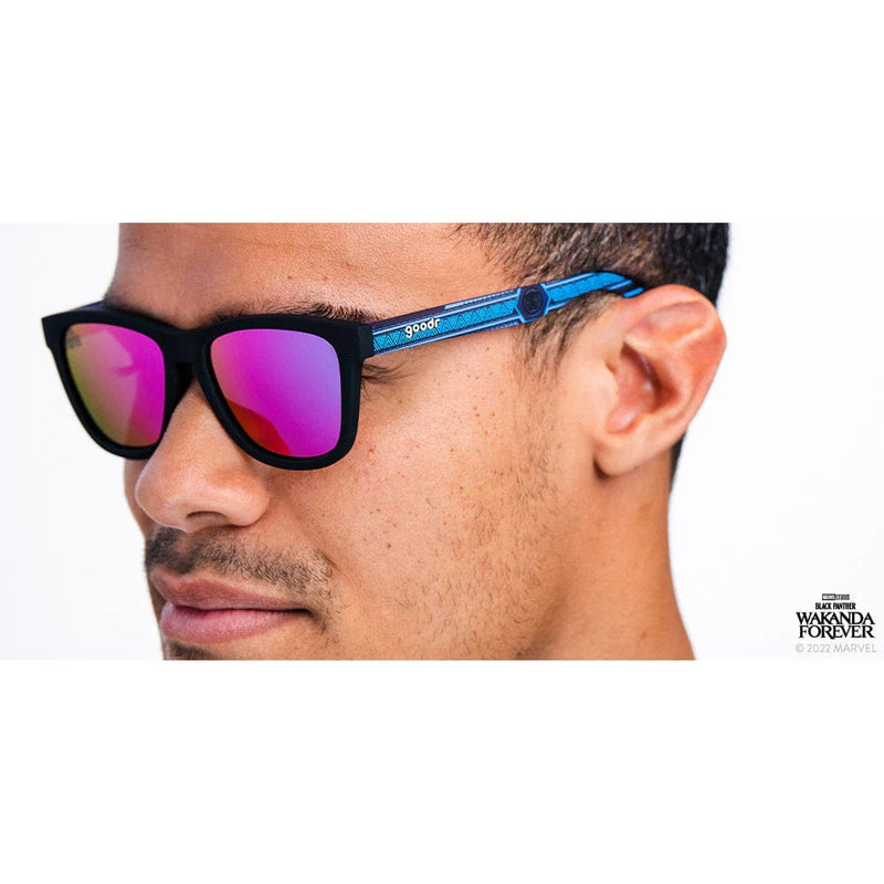 Load image into Gallery viewer, goodr OG Marvel Comics Sunglasses - Vibranium Vision
