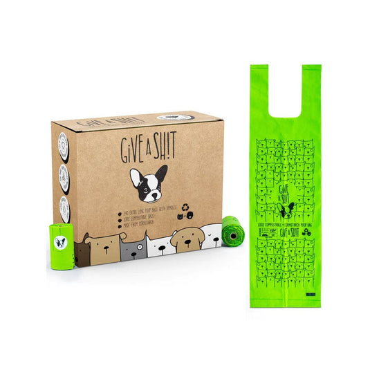 Give A Sh!t Compostable Dog Poop Bags with Handles - 240 Bag Box