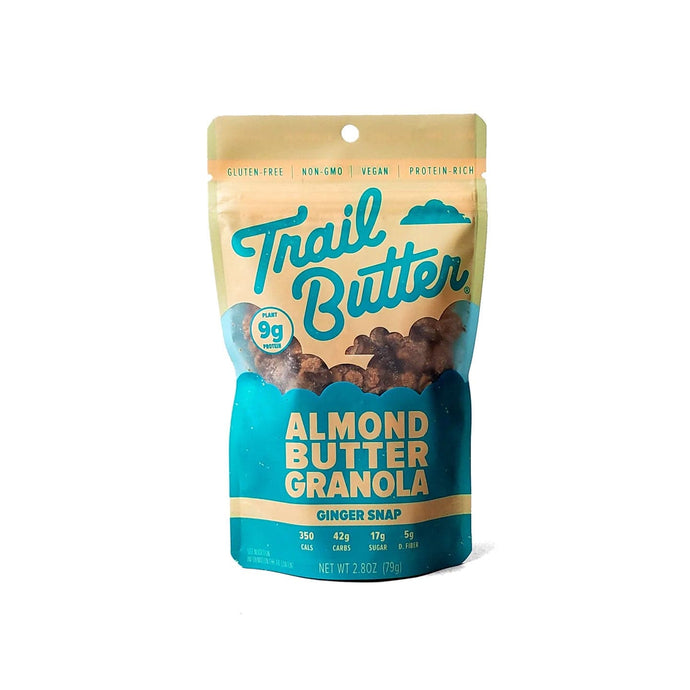 Trail Butter Ginger Snap Almond Butter Granola - Lil' Crunch 2.8 oz Bag