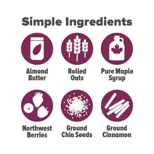 Load image into Gallery viewer, Trail Butter Triple Berry Almond Butter Granola - Lil' Crunch 2.8 oz Bag
