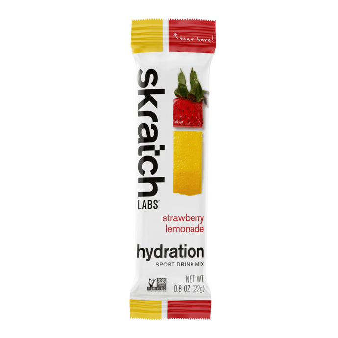 Skratch Labs Hydration Sport Drink Mix Strawberry Lemonade Hydration Drink Mix - Single Serve