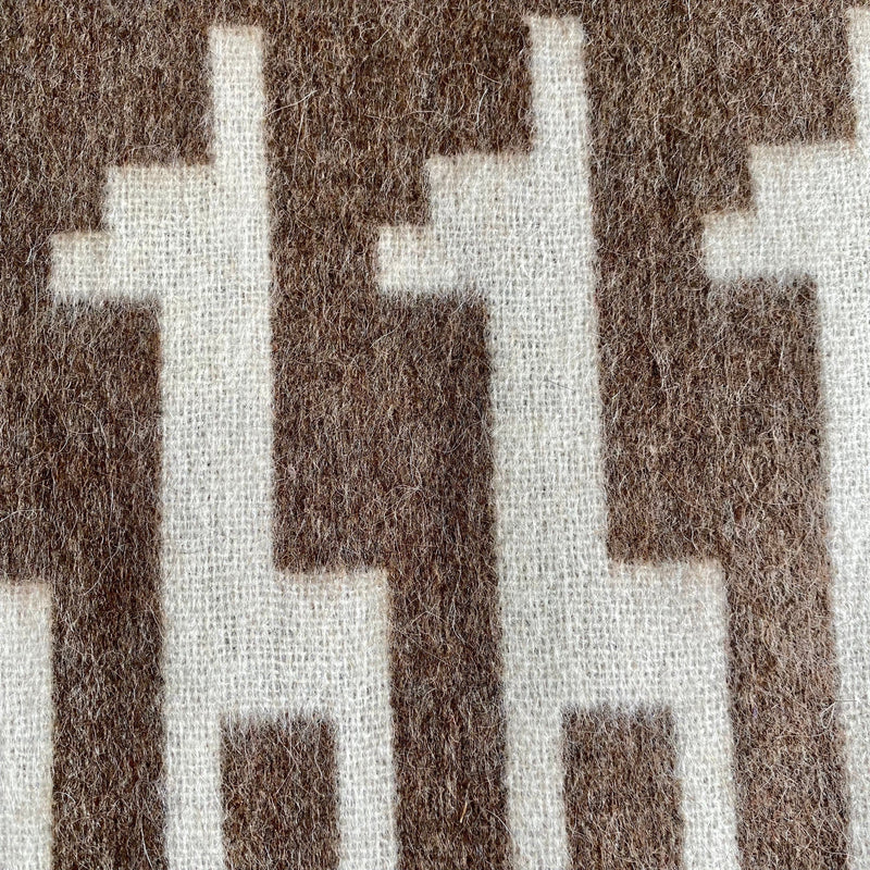 Load image into Gallery viewer, Alpaca Wool Throw Blanket - Alpaca Design by Alpaca Threadz
