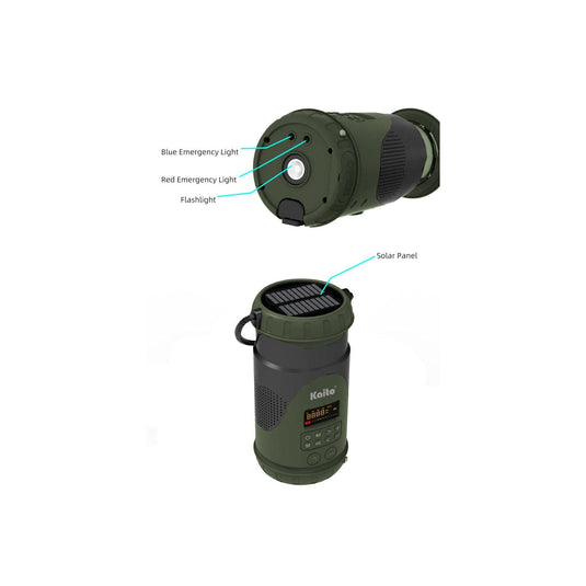 Kaito KL101 Emergency Camping Lantern & Flashlight with AM/FM/NOAA Weather Radio