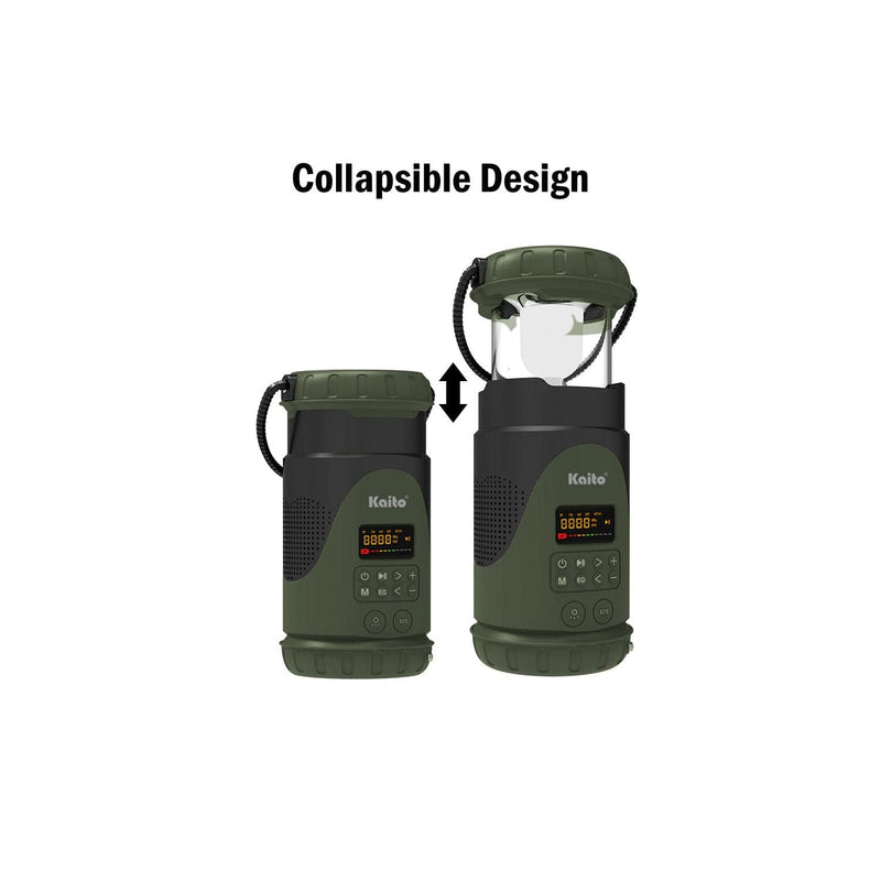 Load image into Gallery viewer, Kaito KL101 Emergency Camping Lantern &amp; Flashlight with AM/FM/NOAA Weather Radio

