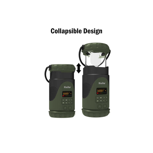 Kaito KL101 Emergency Camping Lantern & Flashlight with AM/FM/NOAA Weather Radio
