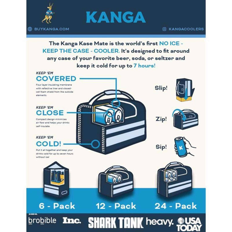 Load image into Gallery viewer, Kanga Midnight 12-Pack Kase Mate Cooler
