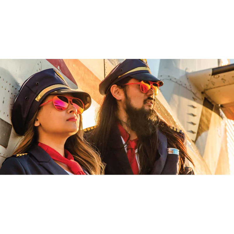 Load image into Gallery viewer, goodr Mach G Sunglasses - Captain Blunt&#39;s Red-Eye
