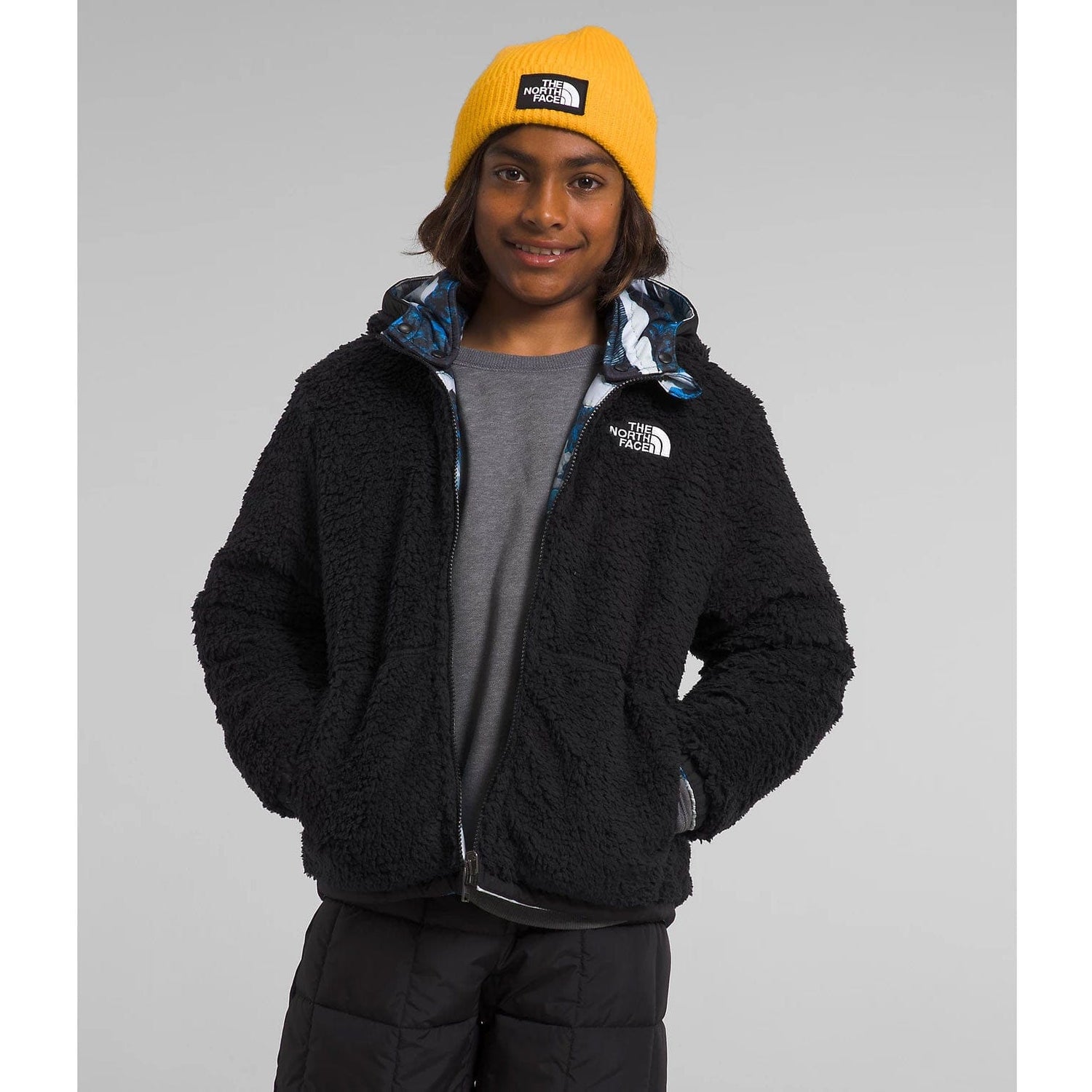 The North Face Boys' Reversible Mt Chimbo Full Zip Hooded Jacket Campmor