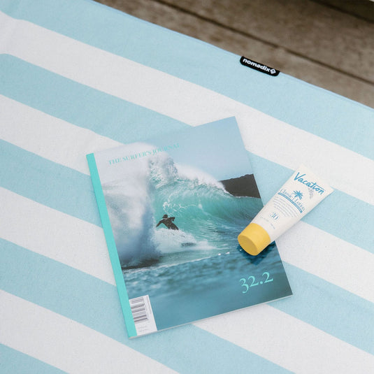 Nomadix Original Towel Cabana Stripe Sky Blue