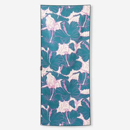 Nomadix Original Towel Hibiscus Teal Ocean