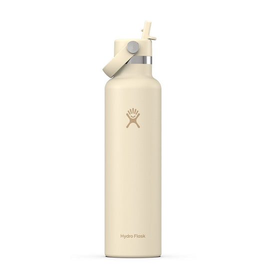 Hydro Flask 24 oz. Standard Mouth Flex Straw Cap Water Bottle-Coconut