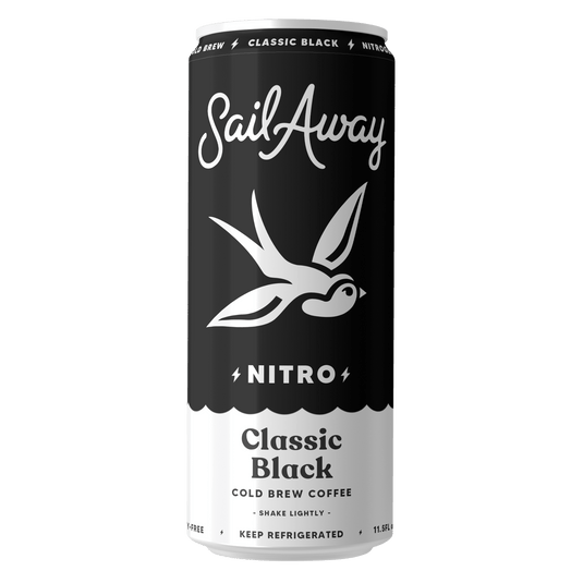 Nitro Cold Brew Coffee (Classic Black) by Sail Away Coffee Co.