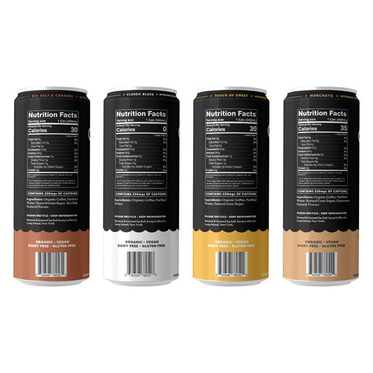 Nitro Cold Brew Coffee (Variety Pack) by Sail Away Coffee Co.