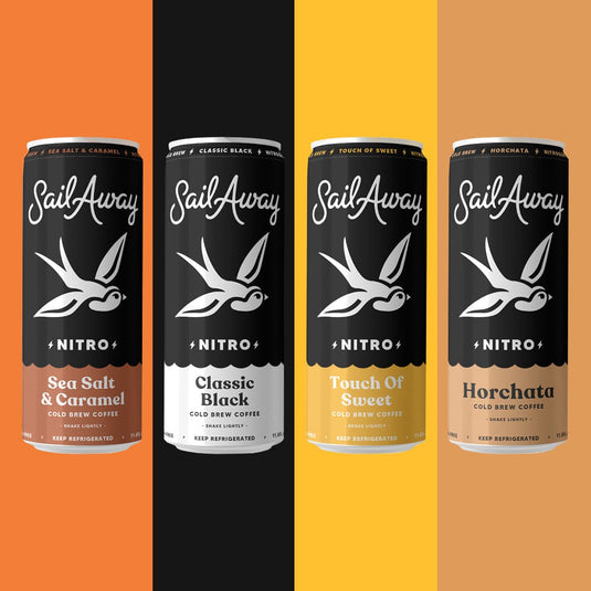 Nitro Cold Brew Coffee (Variety Pack) by Sail Away Coffee Co.