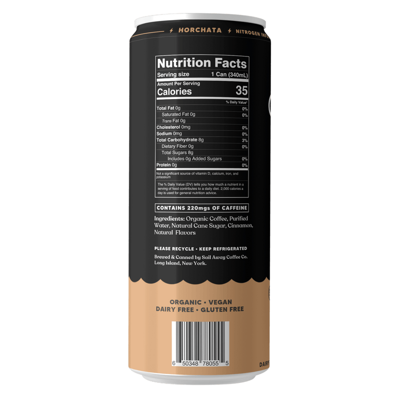 Load image into Gallery viewer, Nitro Cold Brew Coffee (Horchata) by Sail Away Coffee Co.
